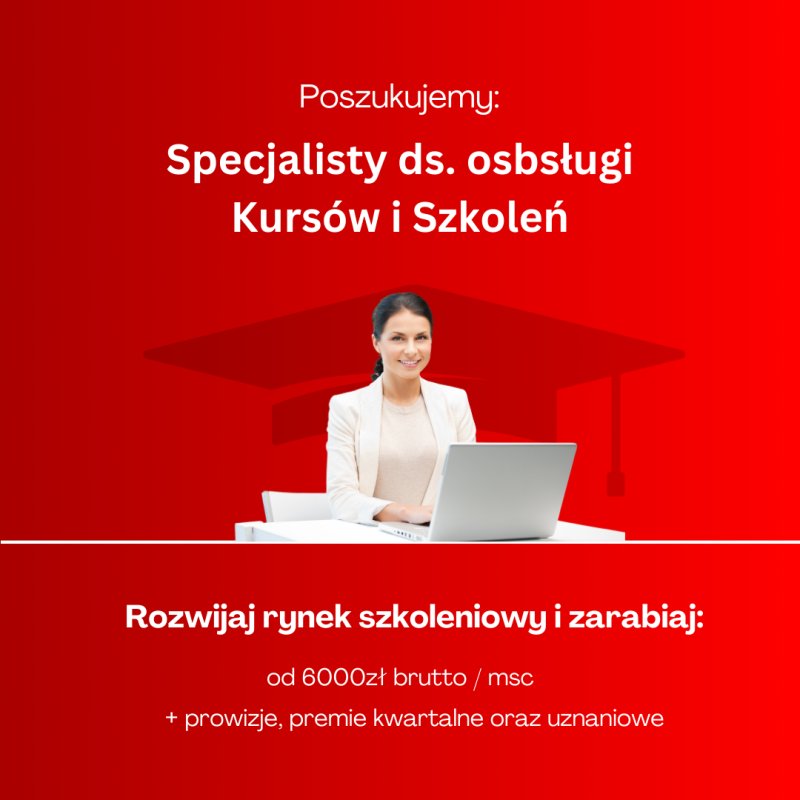 Specjalista ds. Kursów i Szkoleń