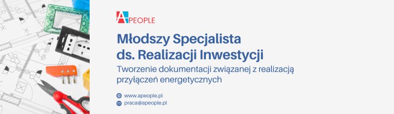 Młodszy Specjalista ds. Realizacji Inwestycji