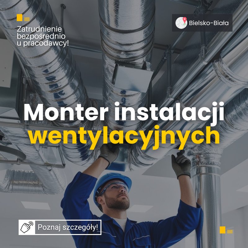 Monter instalacji wentylacyjnych