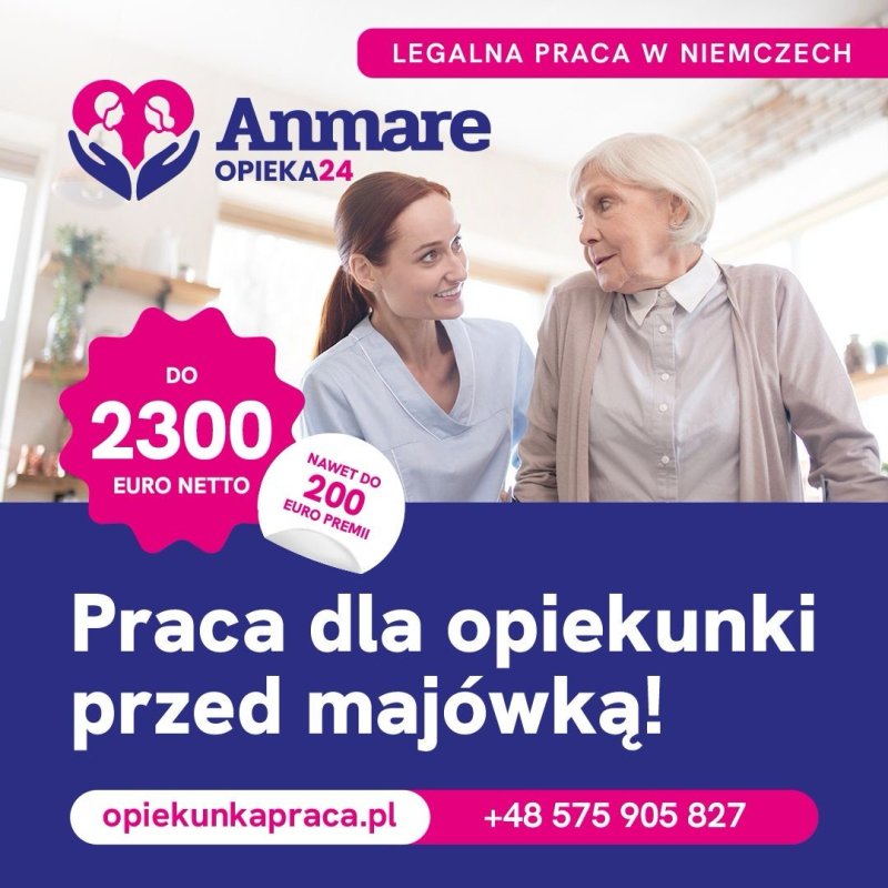 Anmare Poznań Twoja szansa na pracę jako opiekun
