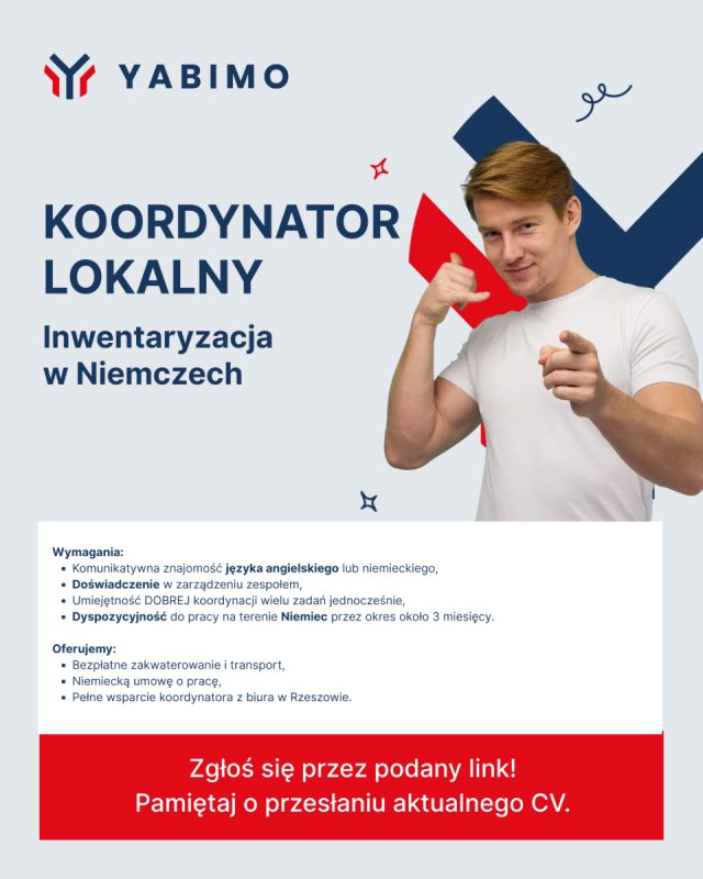 Koordynator lokalny, inwentaryzacja Niemcy