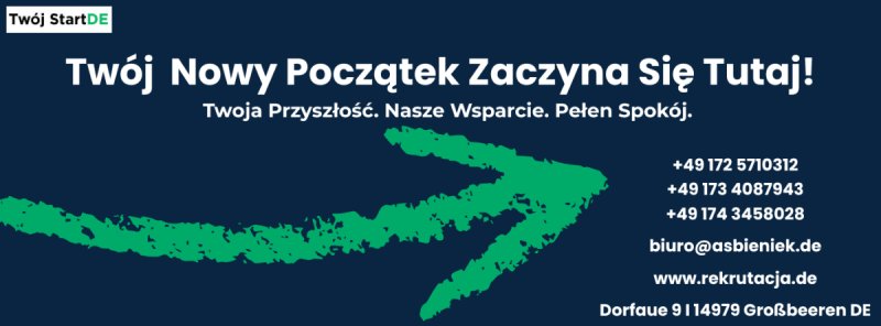 Praca w Niemczech komisjoner blisko granicy!