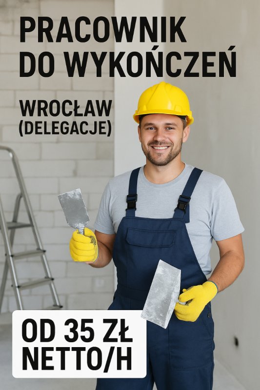 Pracownik ogólnobudowlany / Wykończeniowiec