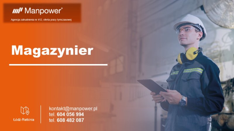 Praca Magazynier w Łodzi (z WJO II)