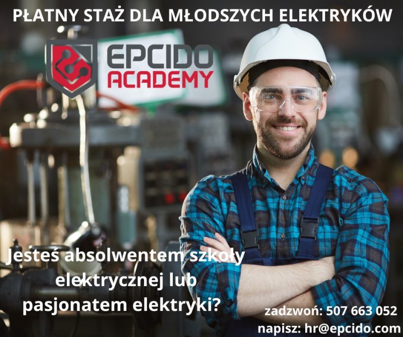Płatny Staż Epcido Elektryk