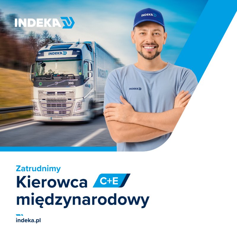 Kierowca C+E Zarób 14000 zł netto