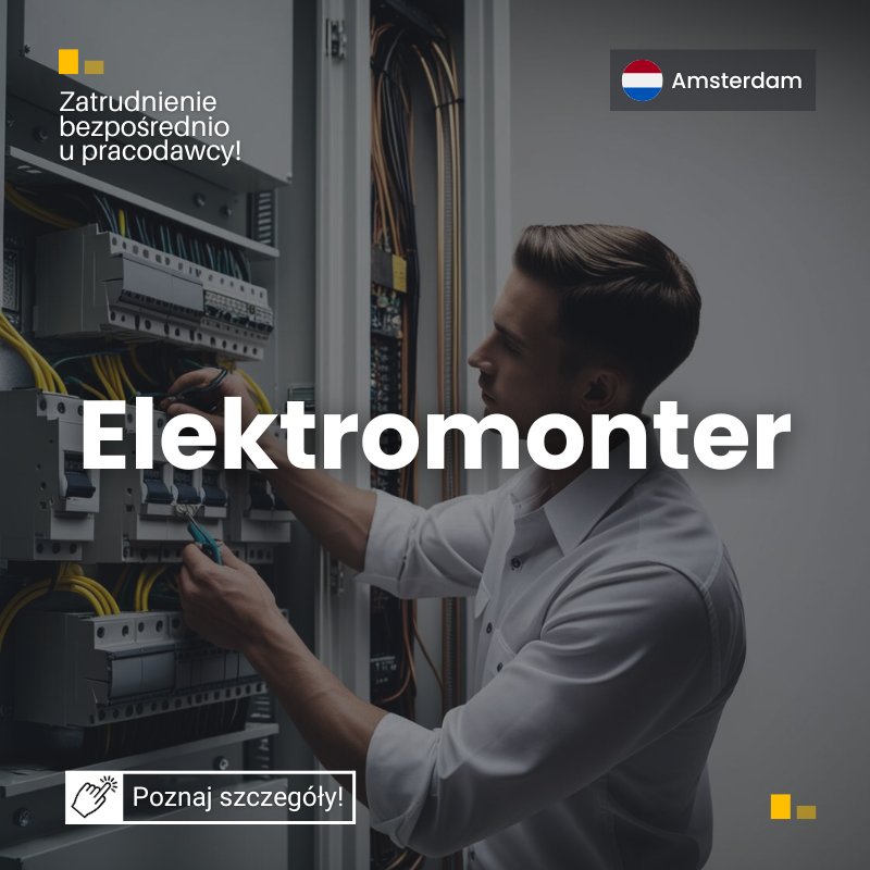 Elektromonter, Amsterdam