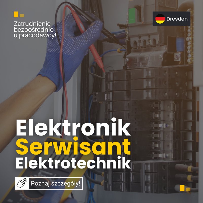 Elektronik / serwisant / elektrotechnik