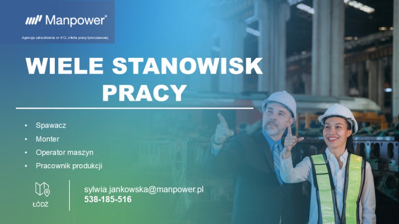 Zatrudnimy Operatora maszyn / Operatora maszyn CNC