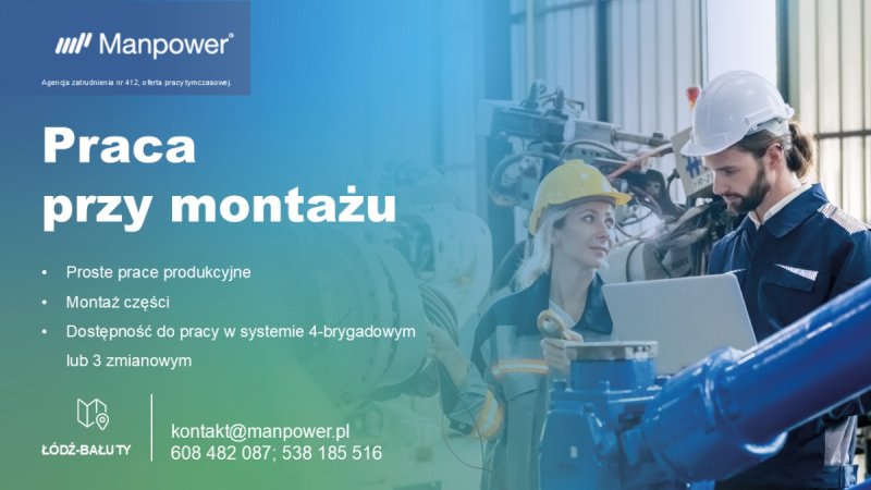 Praca montażowa 4 brygadowa